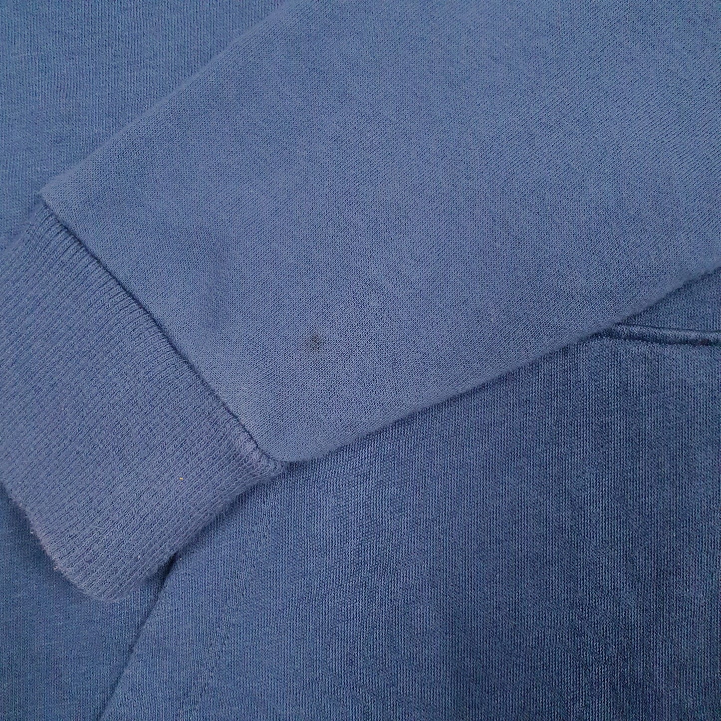 Mens Blue Puma Spellout Hoodie Jumper