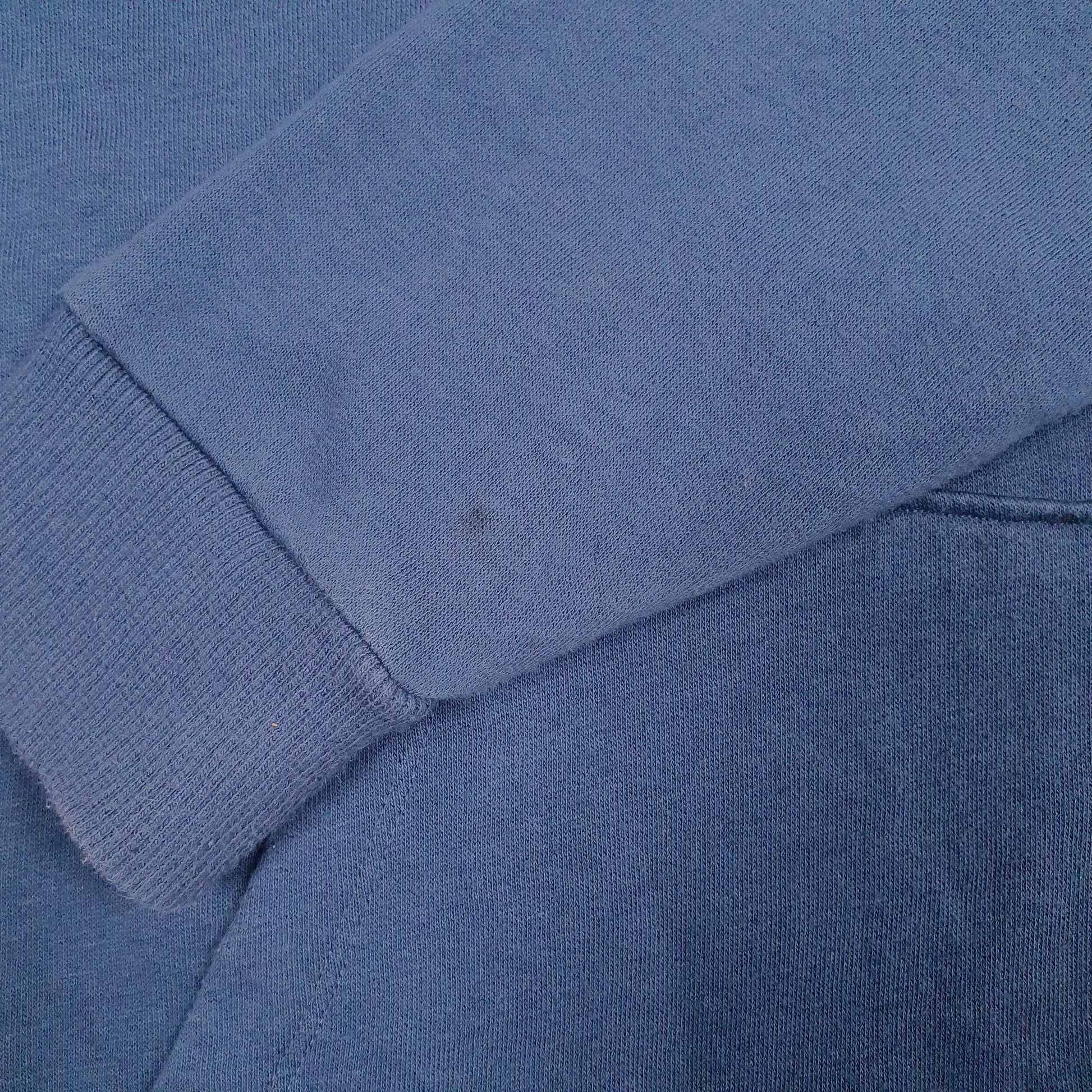 Mens Blue Puma Spellout Hoodie Jumper