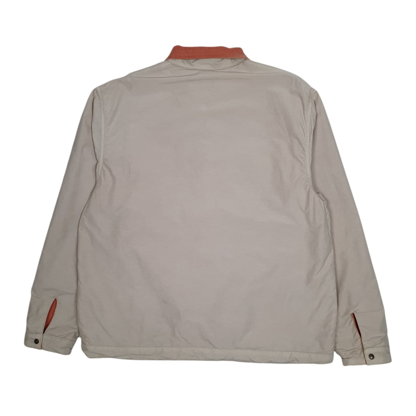 Mens Grey Lee Vintage 90s Reversible Corduroy Harrington  Coat