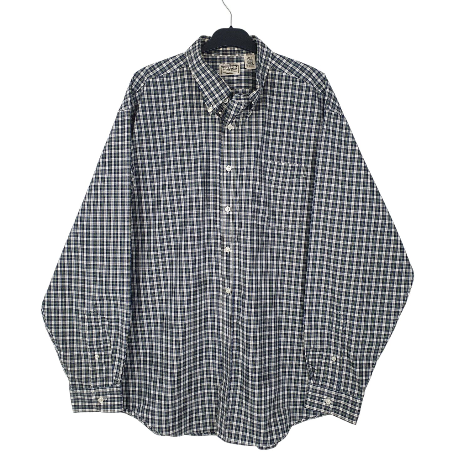 Mens Green L.L.Bean  Long Sleeve Shirt