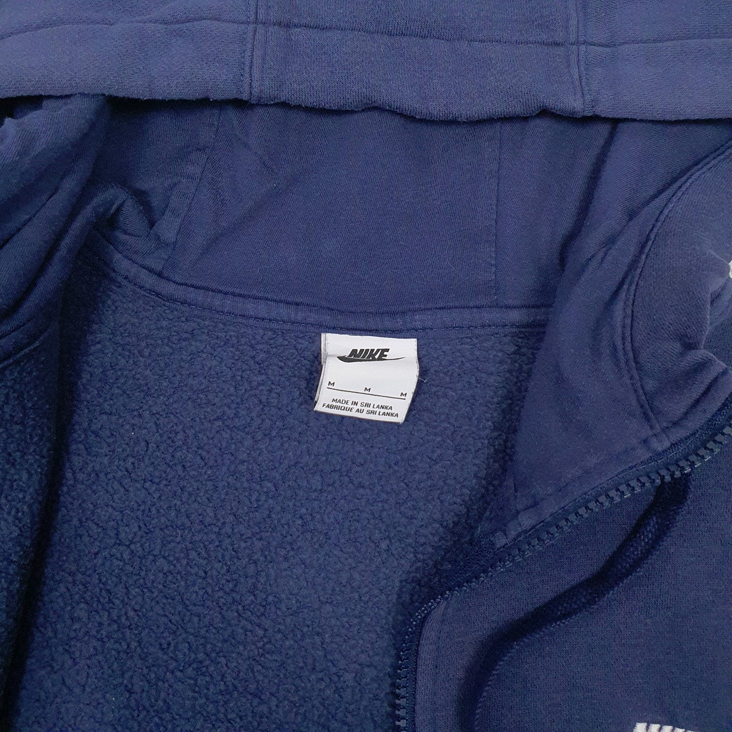 Mens Navy Nike  Full Zip Jumper