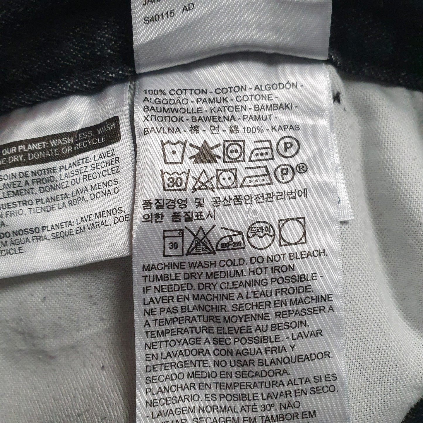 Mens Grey Levis   Jeans