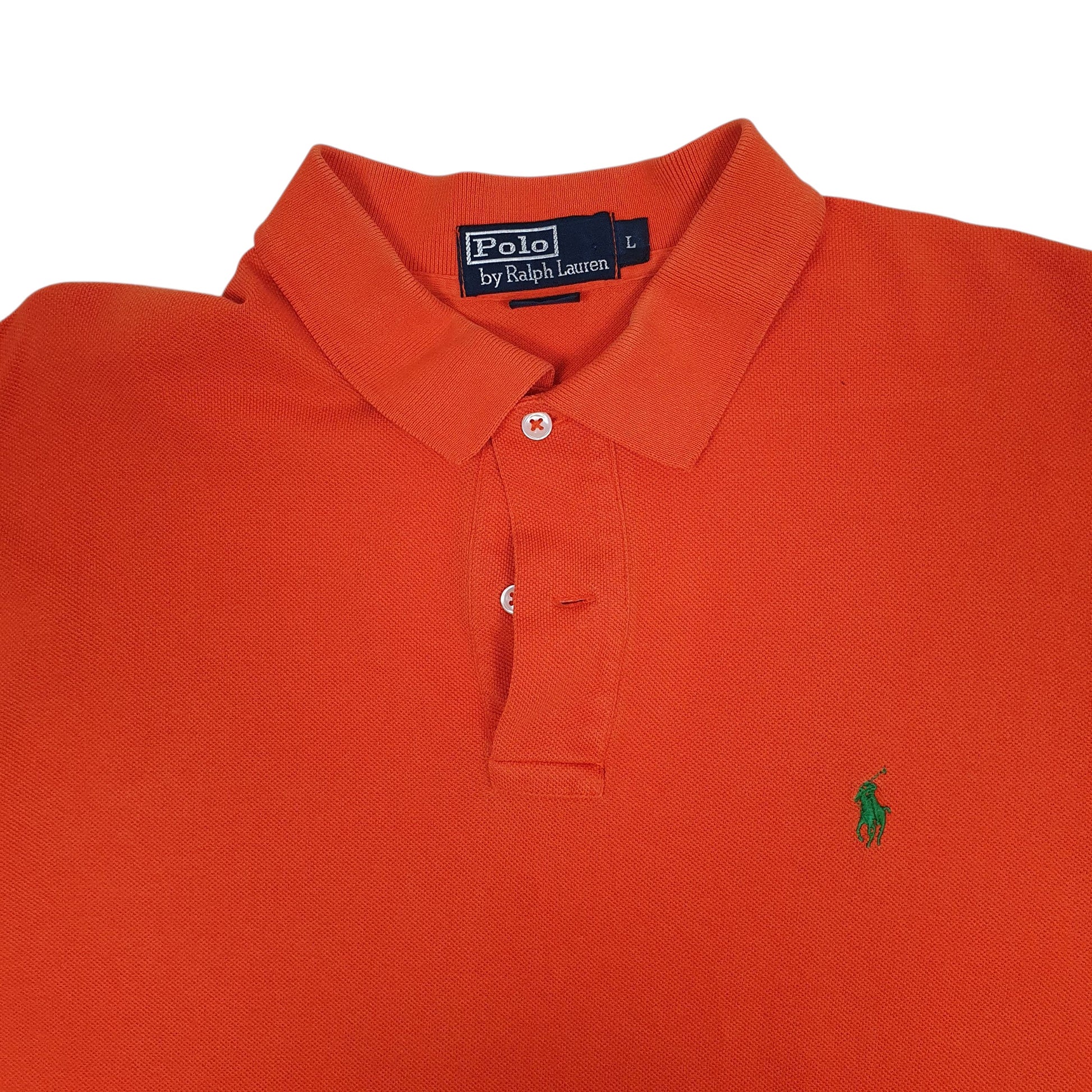 Mens Orange Polo Ralph Lauren   Polo Shirt