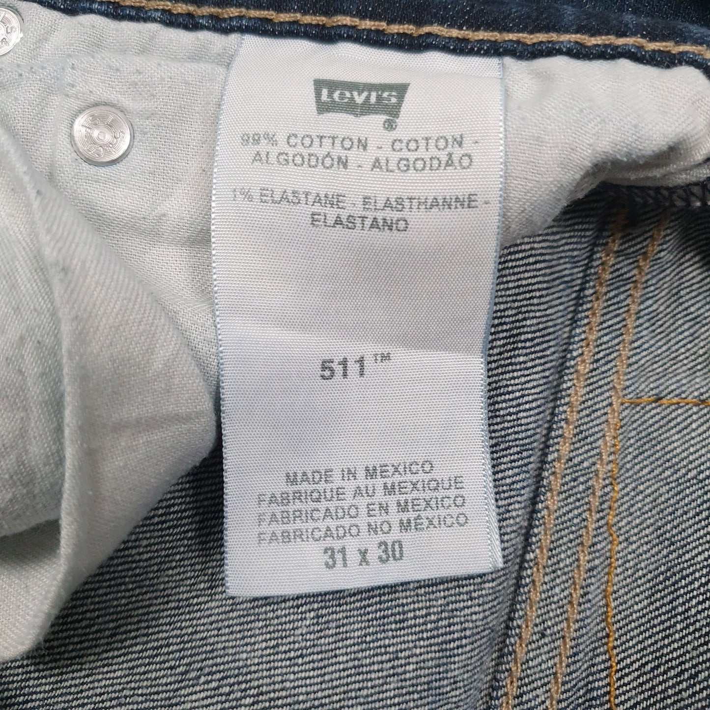 Mens Blue Levis   Jeans