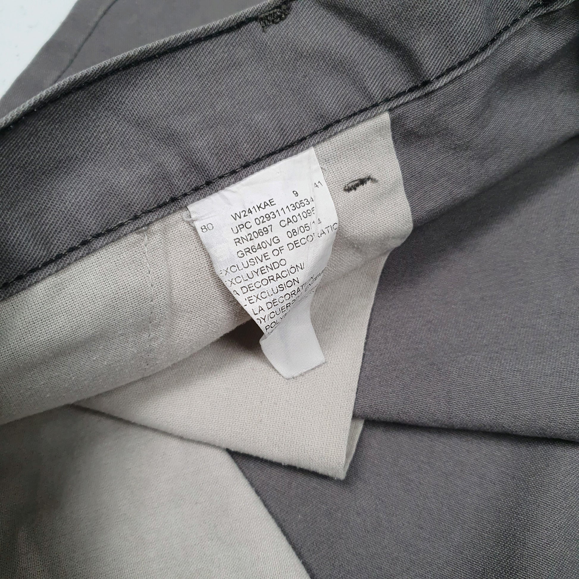 Mens Grey Dickies Workwear  Shorts