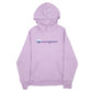 Womens Purple Champion Spellout Hoodie Jumper
