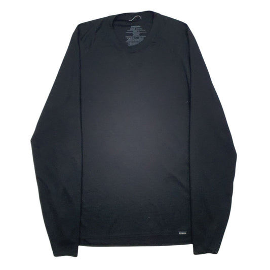Mens Black Patagonia Capilene Long Sleeve T Shirt