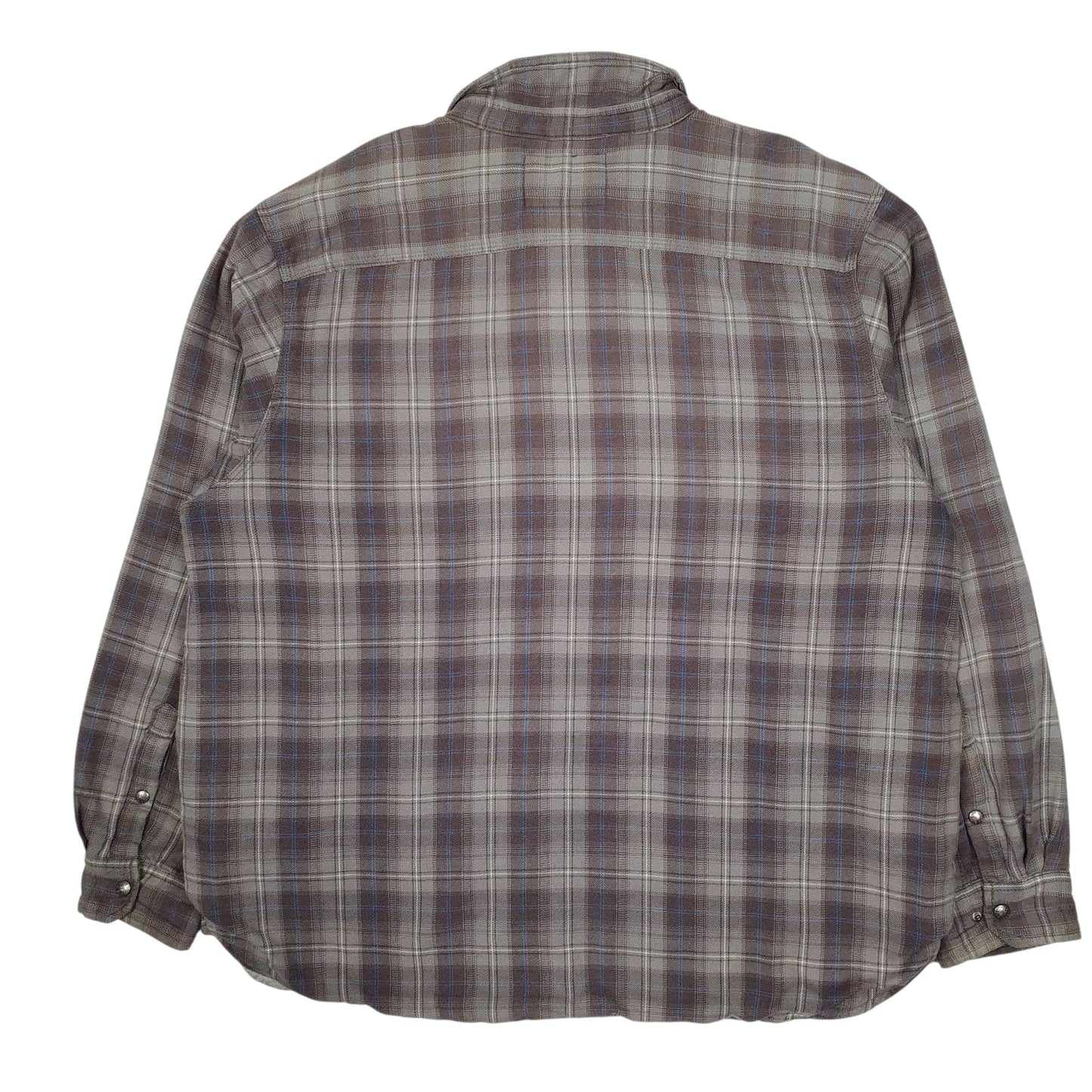 Mens Grey The North Face Plaid Insulated Full Zip Coat