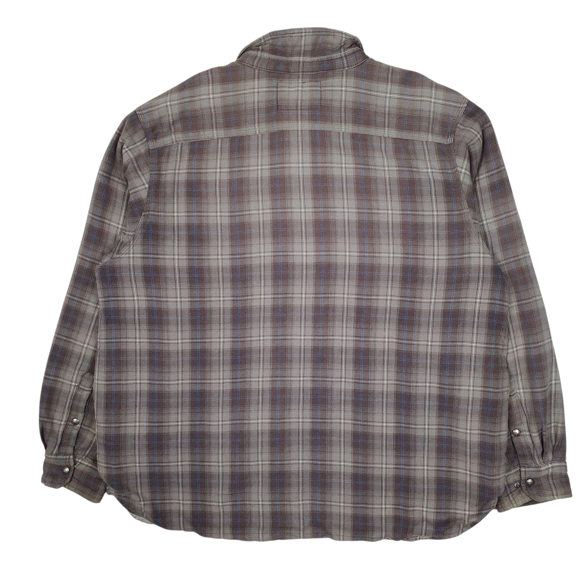 Mens Grey The North Face Plaid Insulated Full Zip Coat