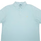 Mens Blue Nautica  Hoodie Polo Shirt