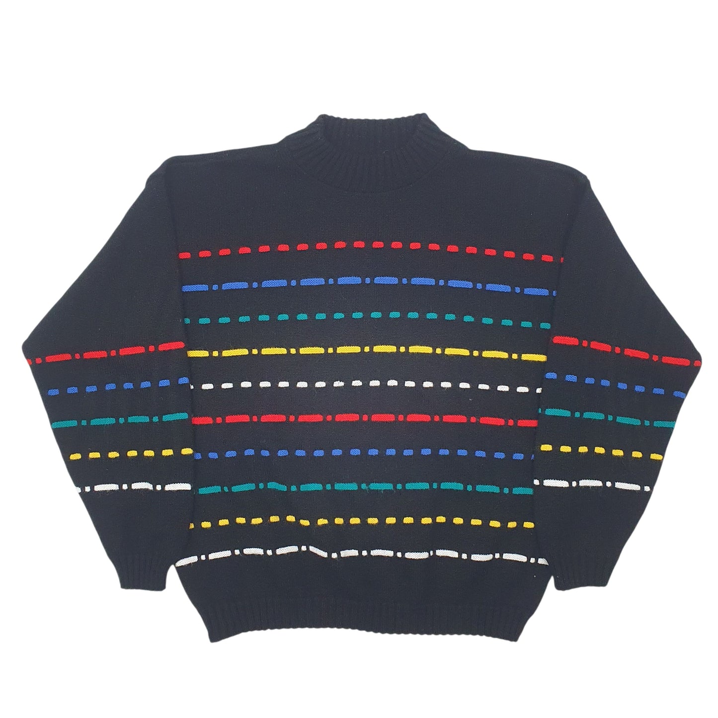 Womens Black Jollie Vintage Made In USA Crewneck Jumper