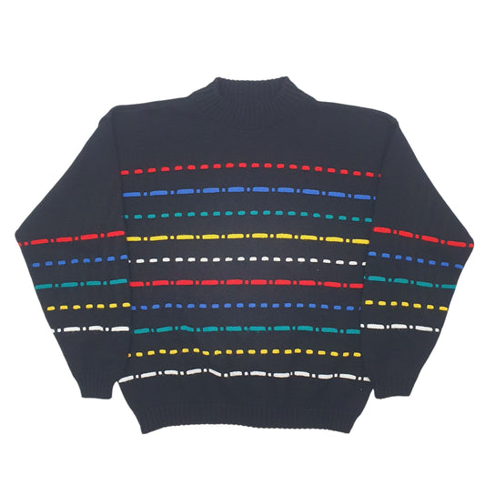 Womens Black Jollie Vintage Made In USA Crewneck Jumper