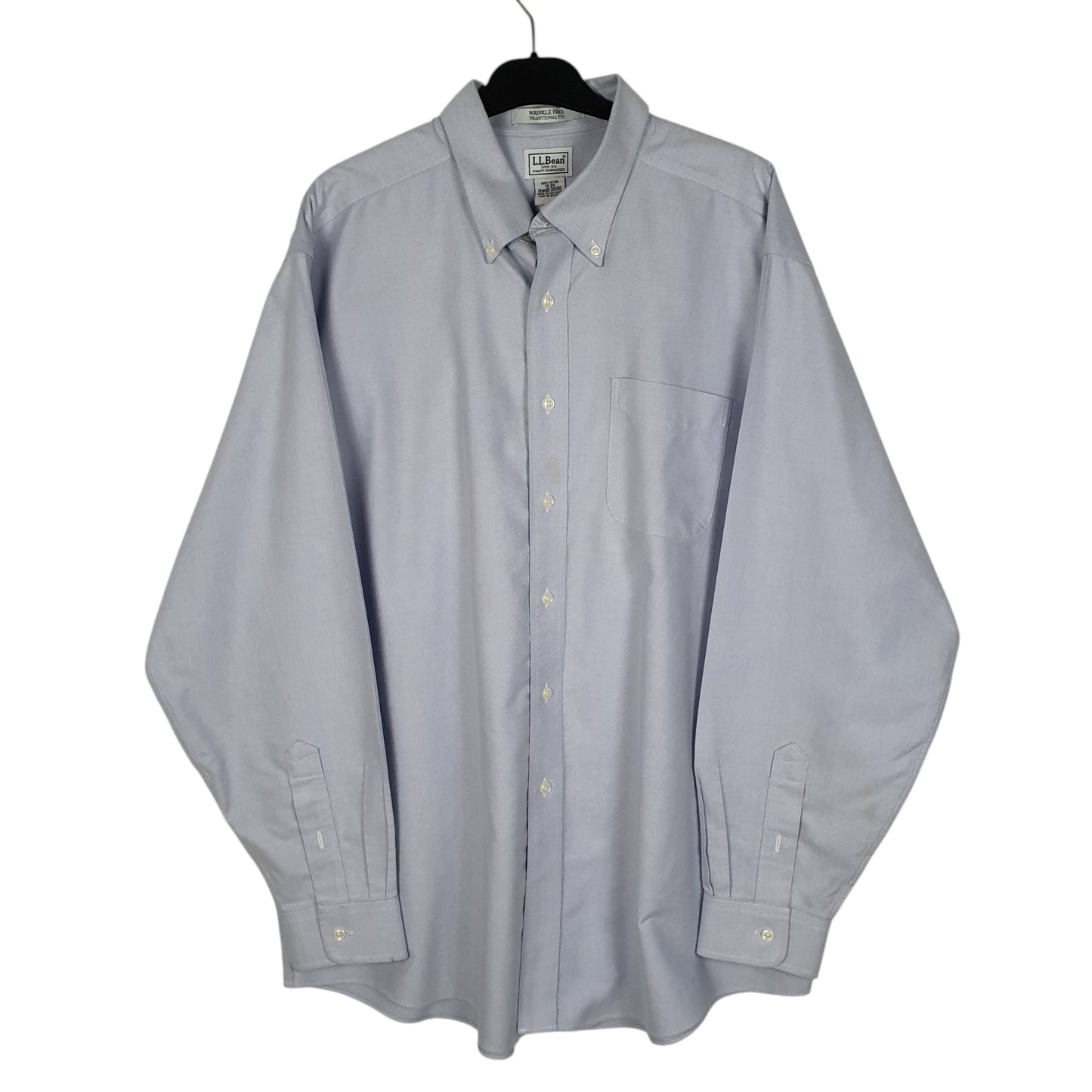 Mens Blue L.L.Bean  Long Sleeve Shirt