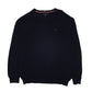 Mens Navy Tommy Hilfiger Lightweight Crewneck Jumper