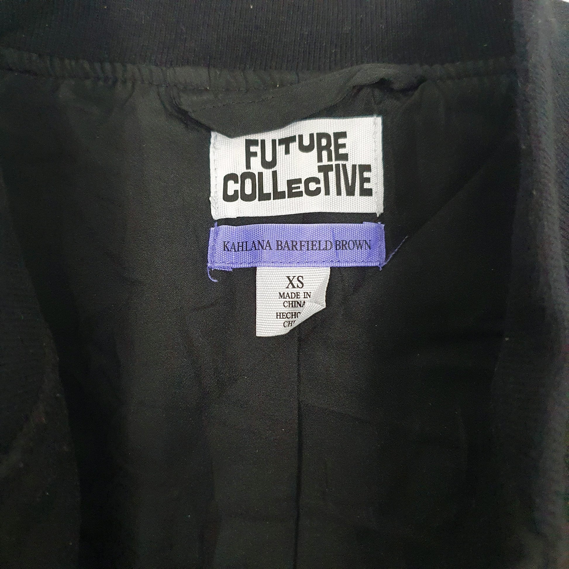 Womens Black Future Collective  Hoodie Coat