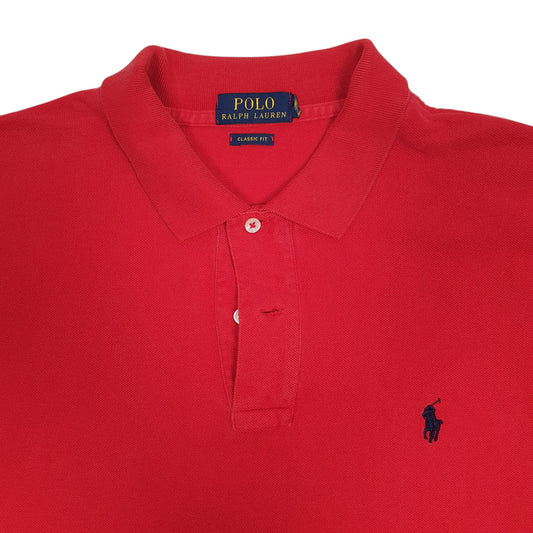 Mens Red Polo Ralph Lauren   Polo Shirt