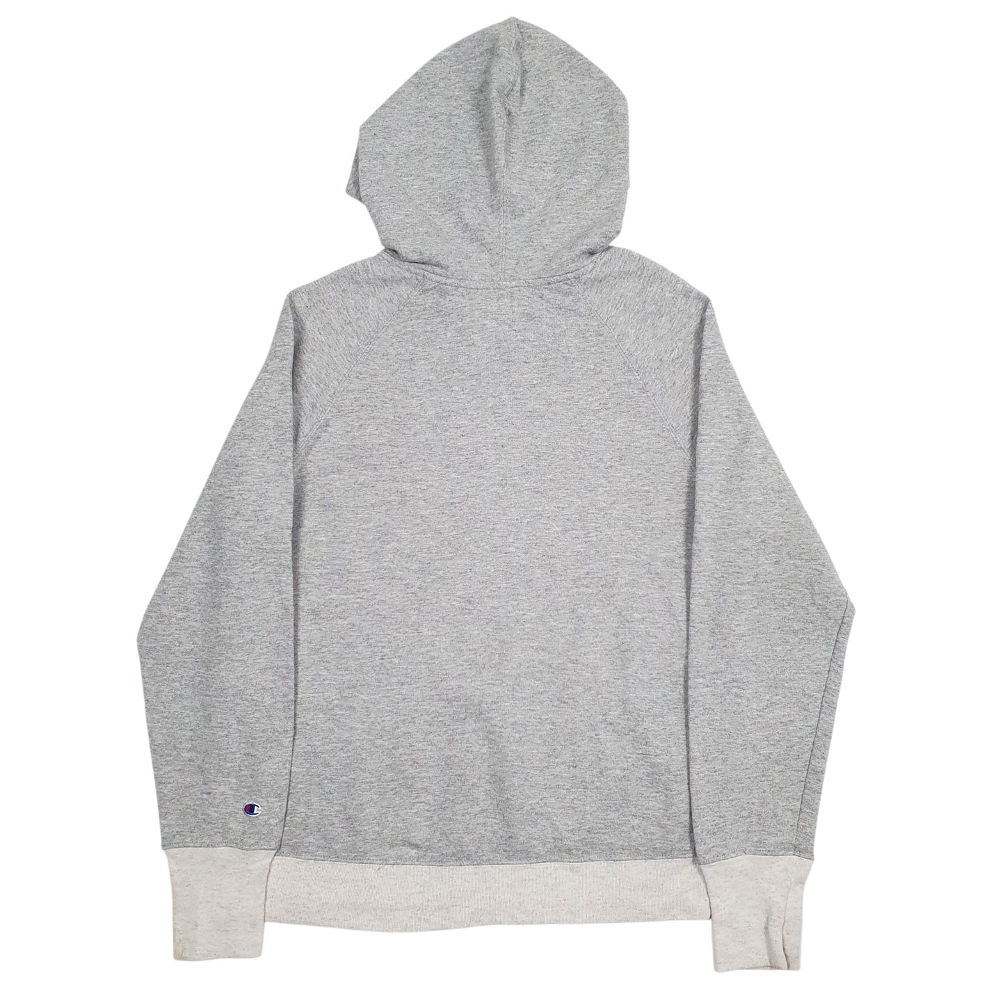 Womens Grey Champion Spellout Hoodie Jumper