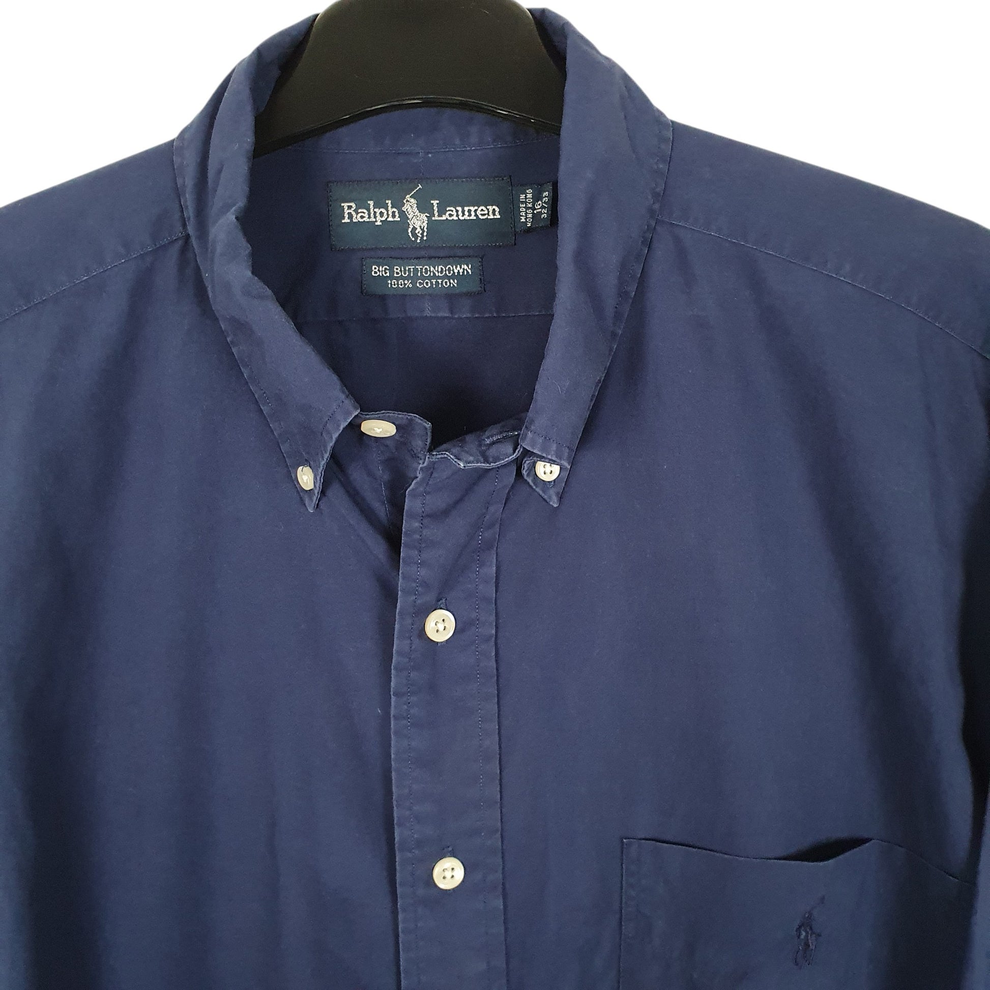 Mens Navy Ralph Lauren Big Buttondown  Shirt