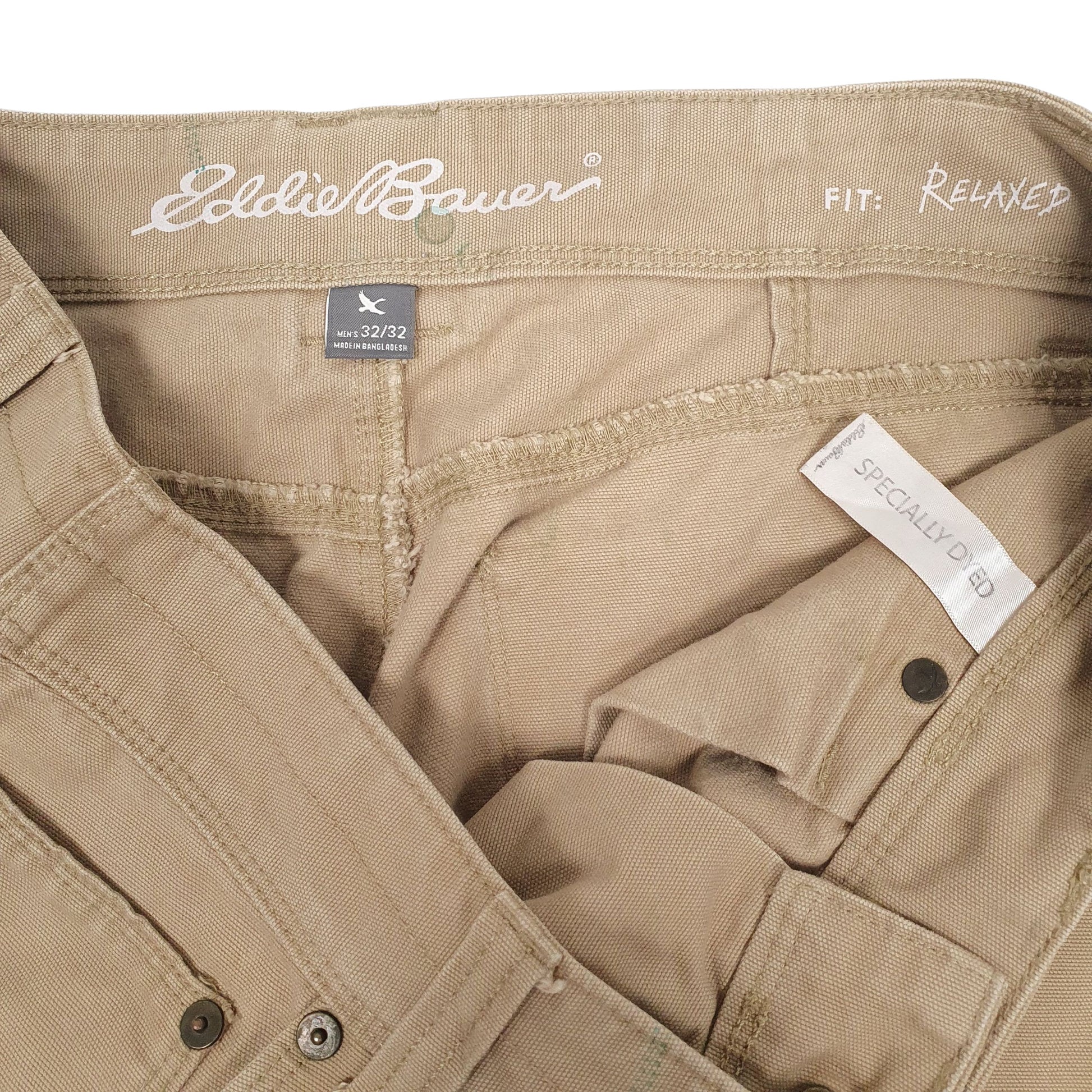 Mens Beige Eddie Bauer Workwear  Jeans