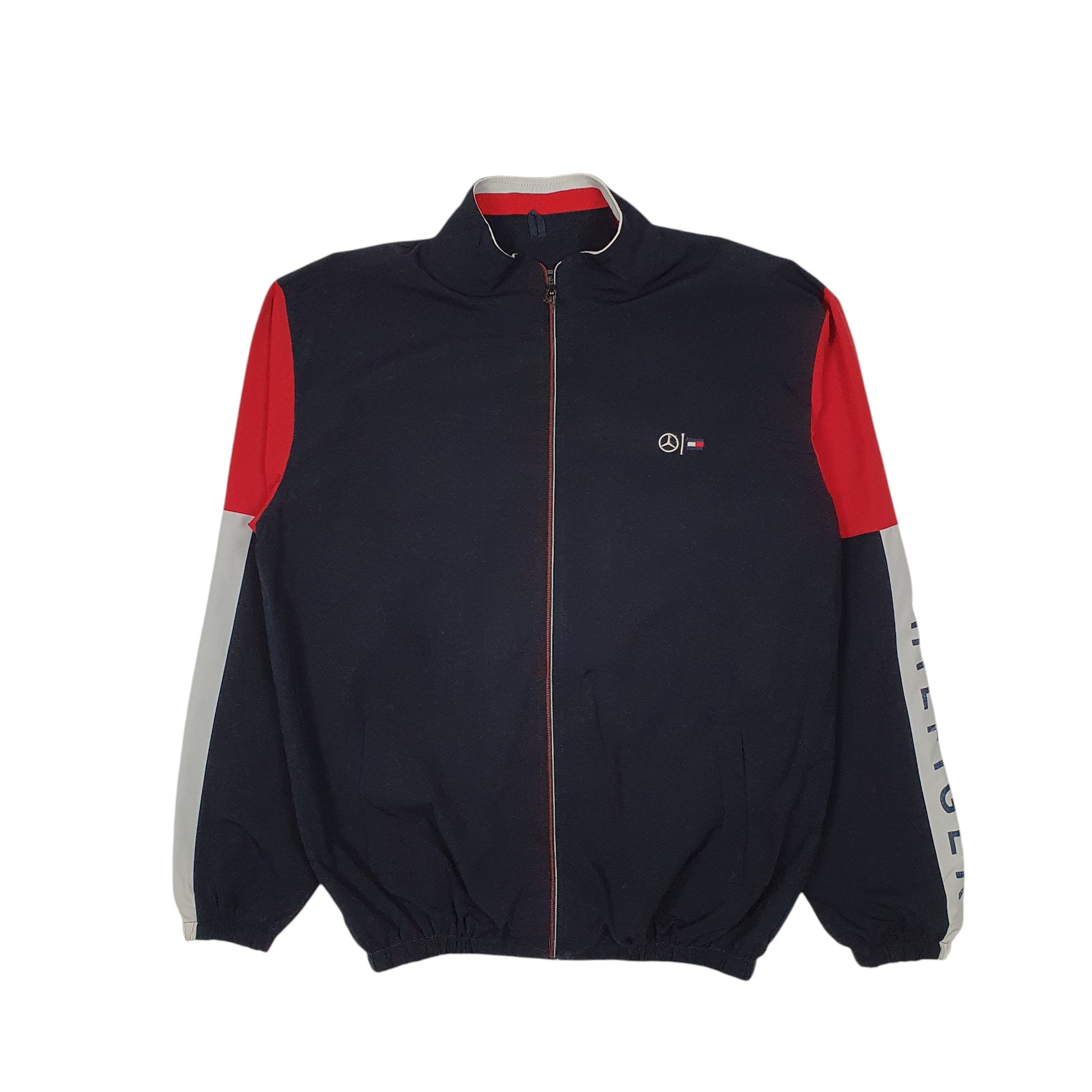 Mens Navy Tommy Hilfiger Mercedes F1 Full Zip Coat