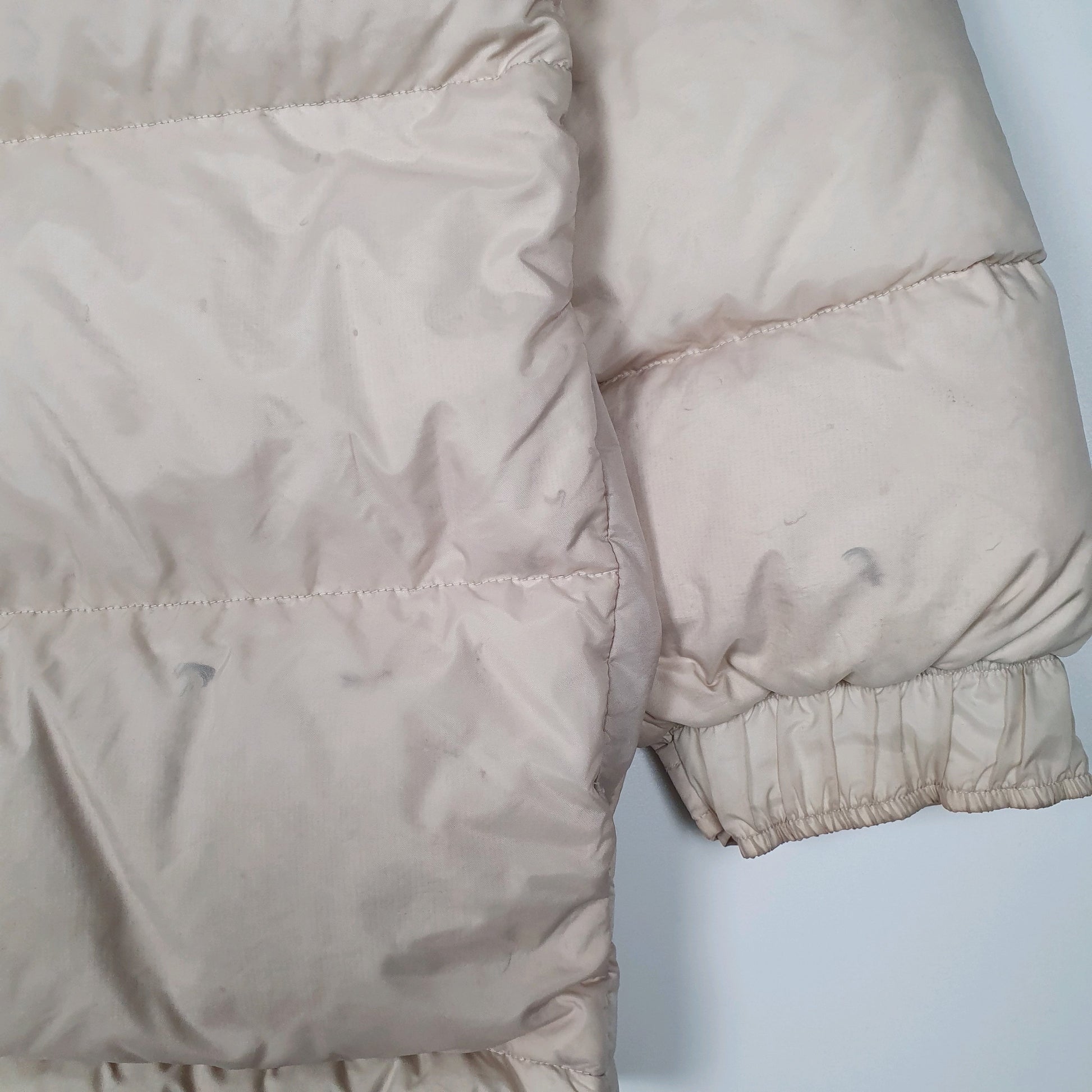 Mens Cream Nike Vintage 2000s  Coat