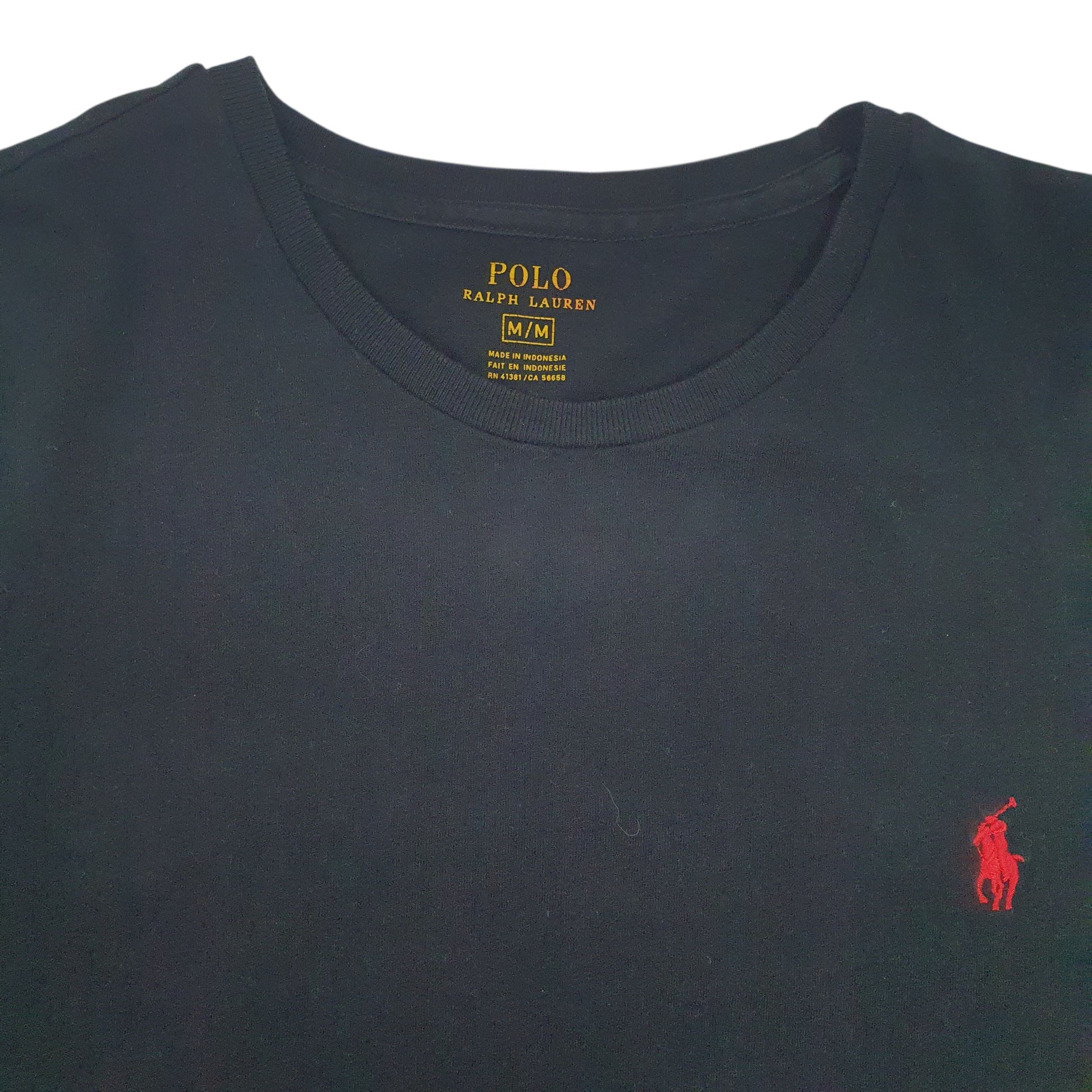 Mens Black Polo Ralph Lauren   T Shirt