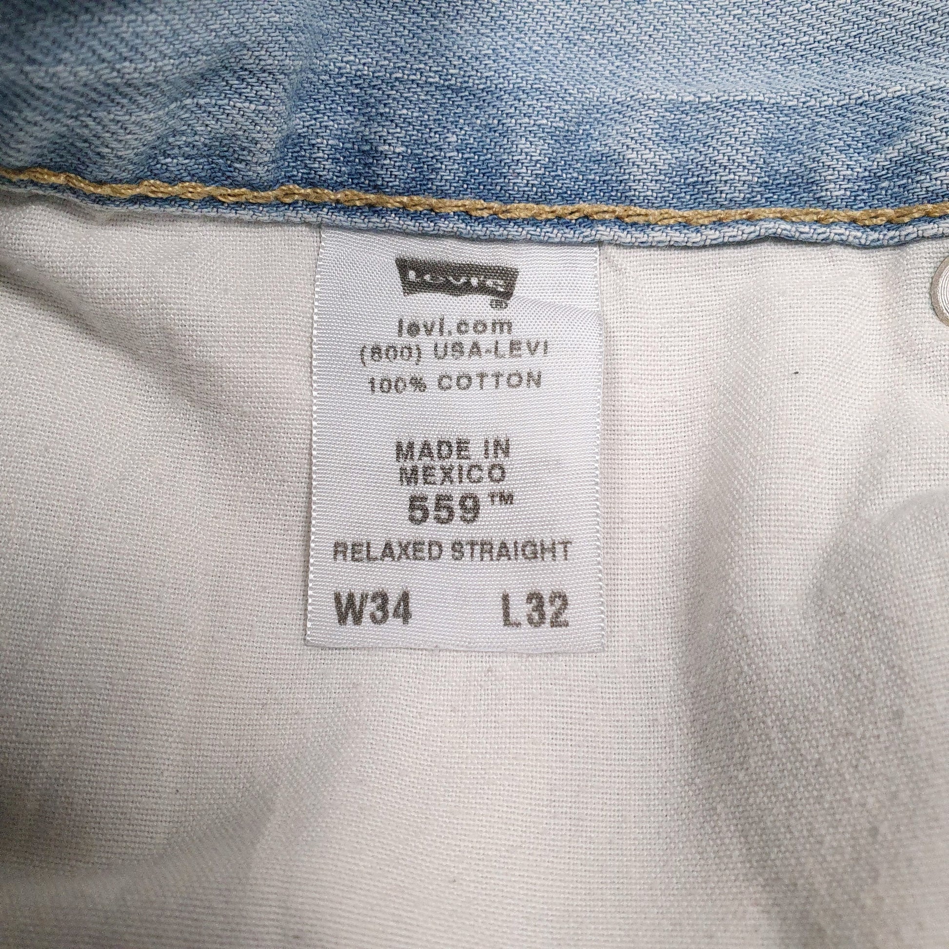 Mens Blue Levis   Jeans