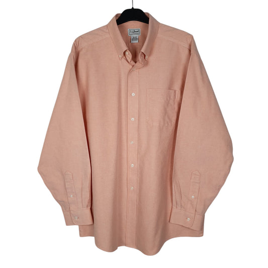Mens Pink L.L.Bean  Long Sleeve Shirt