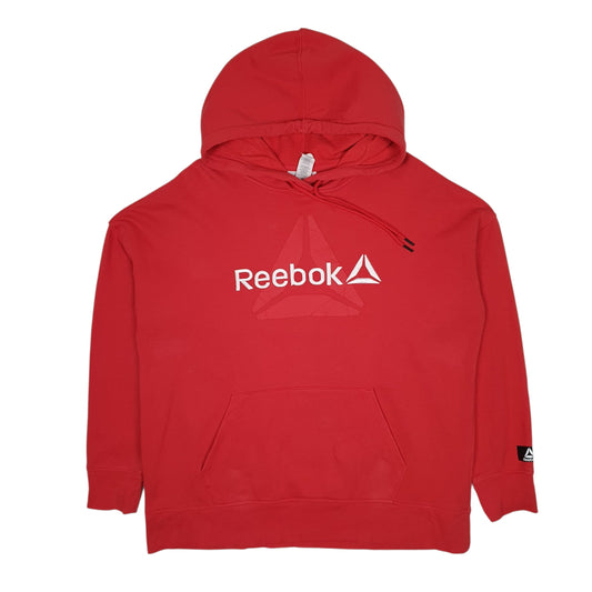 Mens Red Reebok  Hoodie Jumper