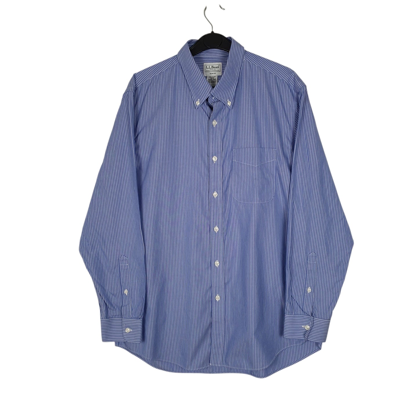 Mens Blue L.L.Bean  Long Sleeve Shirt