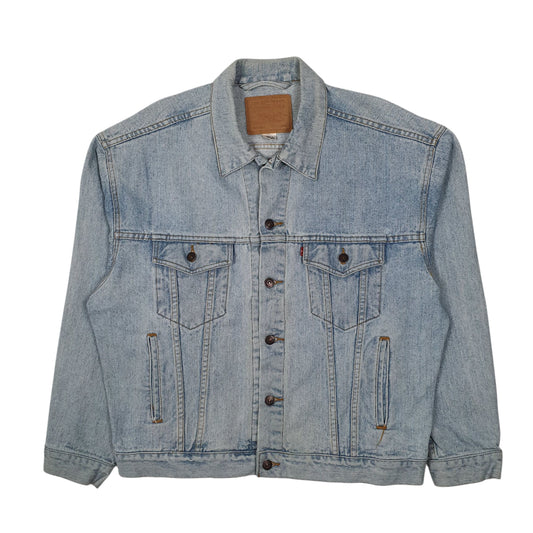 Mens Blue Levis Vintage 1990s Type 3 Trucker  Coat