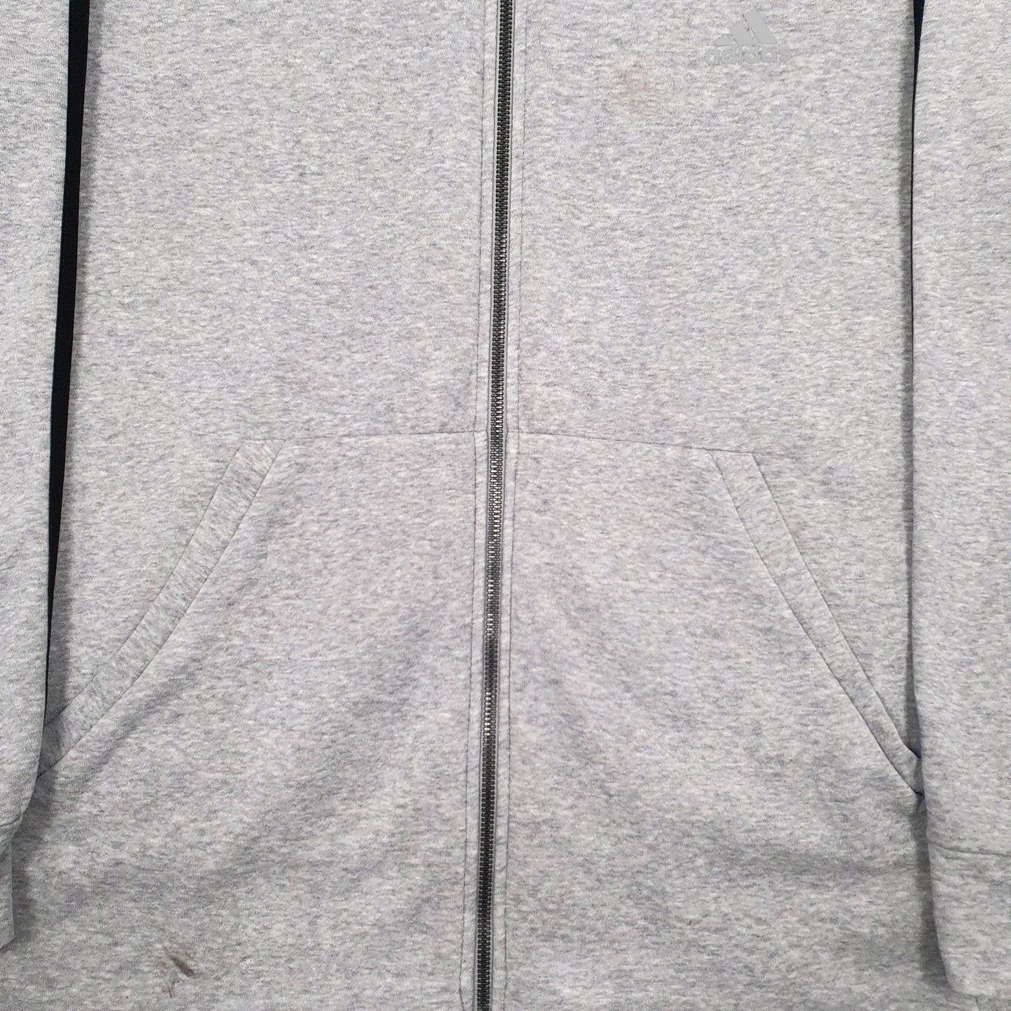 Mens Grey Adidas  Full Zip Jumper