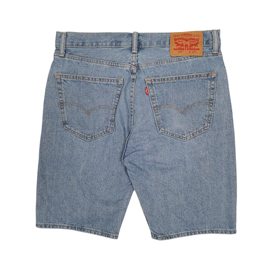Mens Blue Levis   Shorts