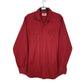 Mens Red Wrangler  Long Sleeve Shirt