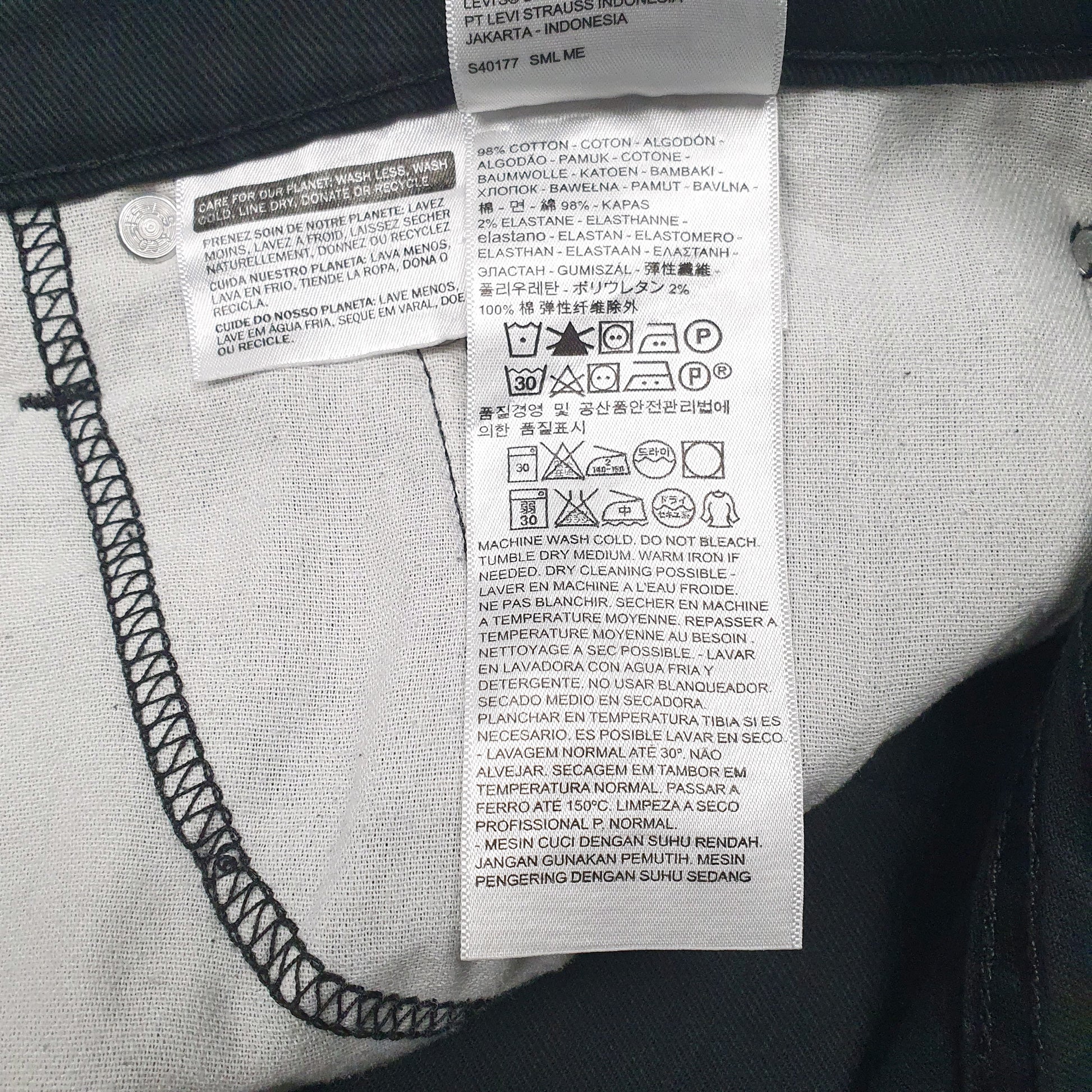 Mens Black Levis   Jeans