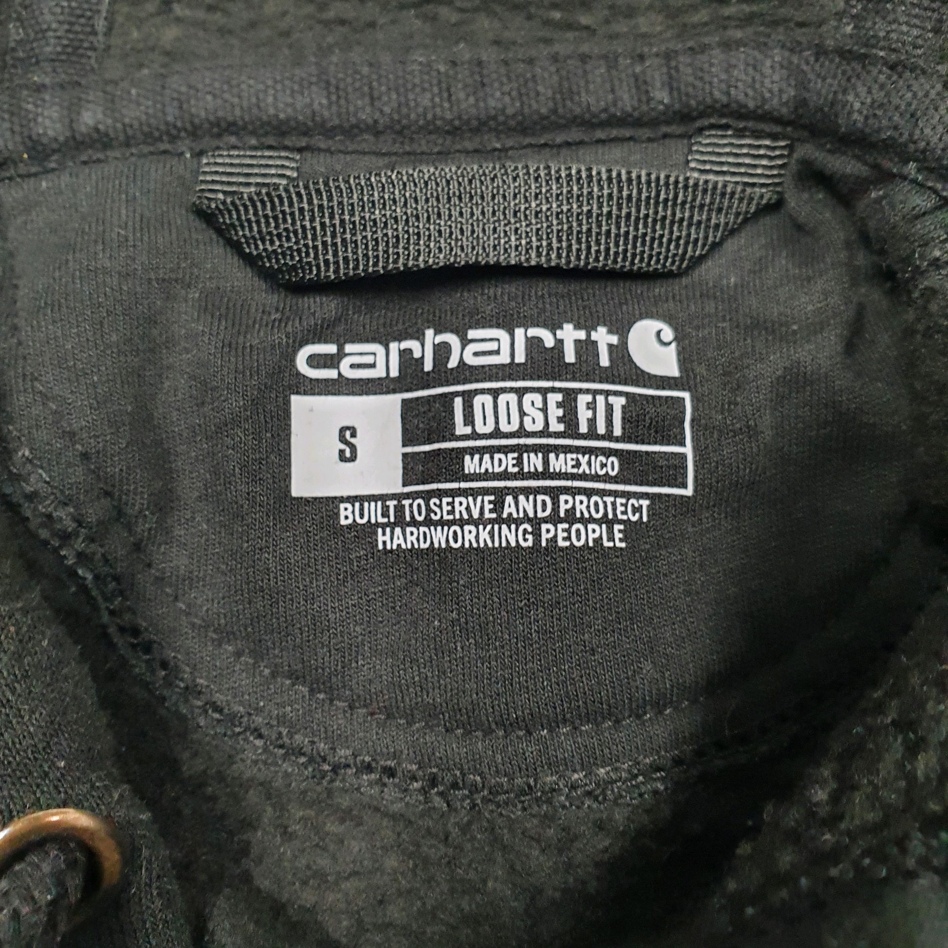 Mens Black Carhartt  Hoodie Jumper