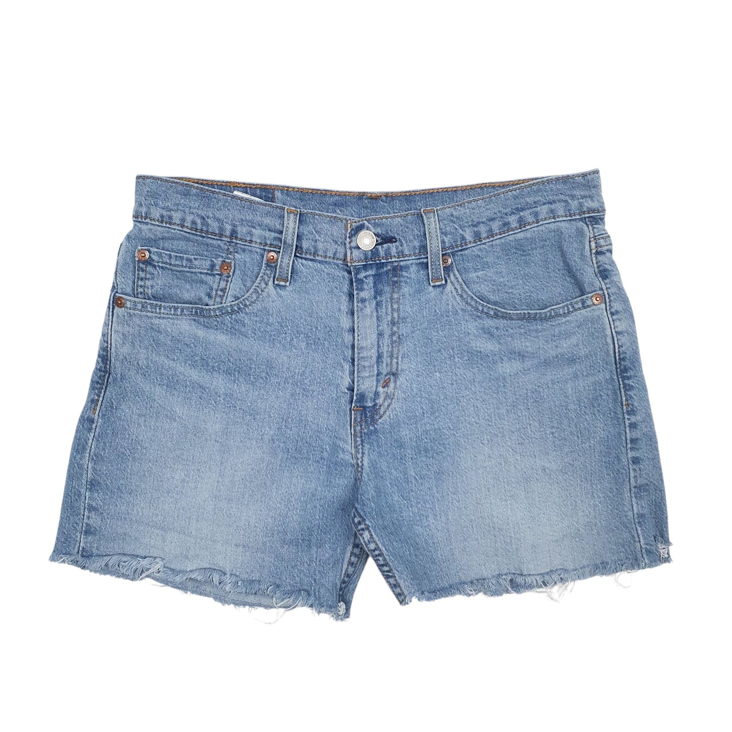 Womens Blue Levis 405 Denim Shorts