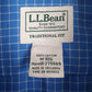 Mens Blue L.L.Bean   Shirt