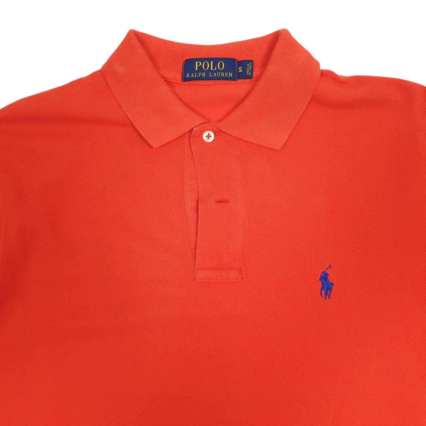 Mens Orange Polo Ralph Lauren   Polo Shirt