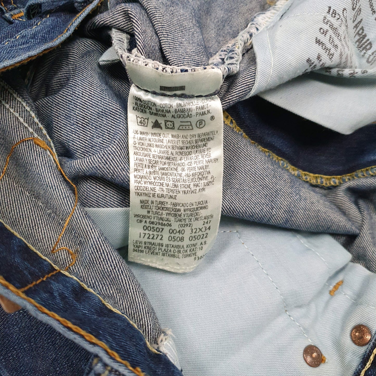 Mens Blue Levis   Jeans