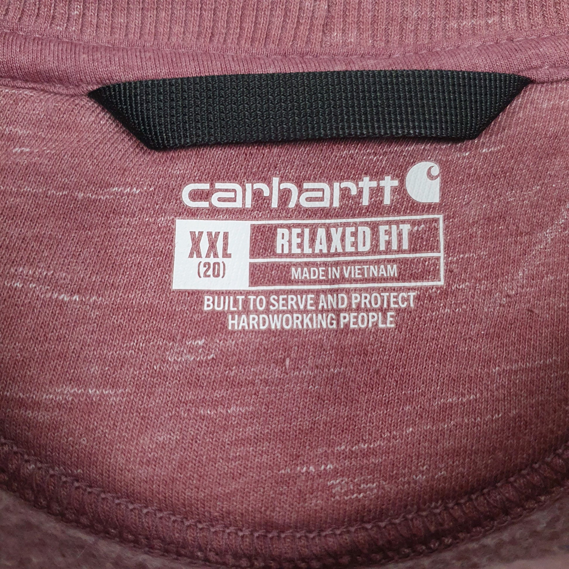 Womens Burgundy Carhartt  Crewneck Jumper