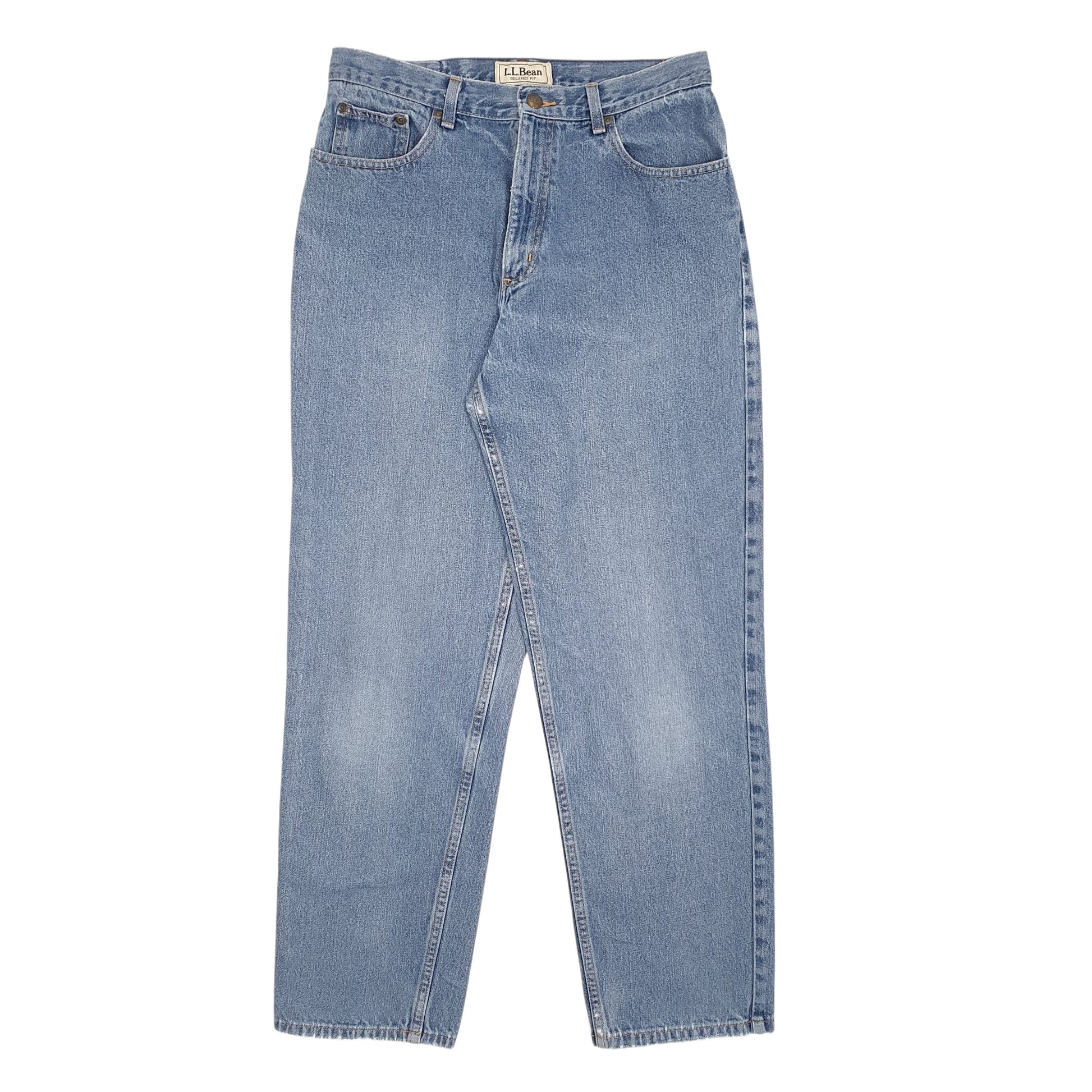 Womens Blue L.L.Bean  Relaxed JeansW30 L30