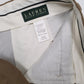 Mens Beige Ralph Lauren Pleated  Trousers