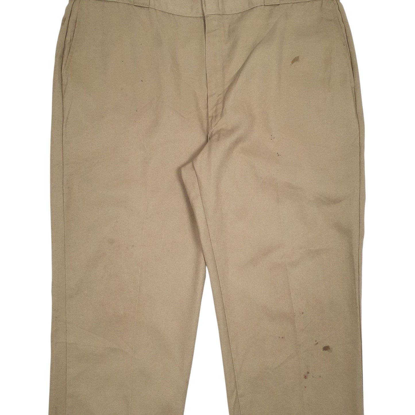 Mens Beige Dickies Workwear  Trousers