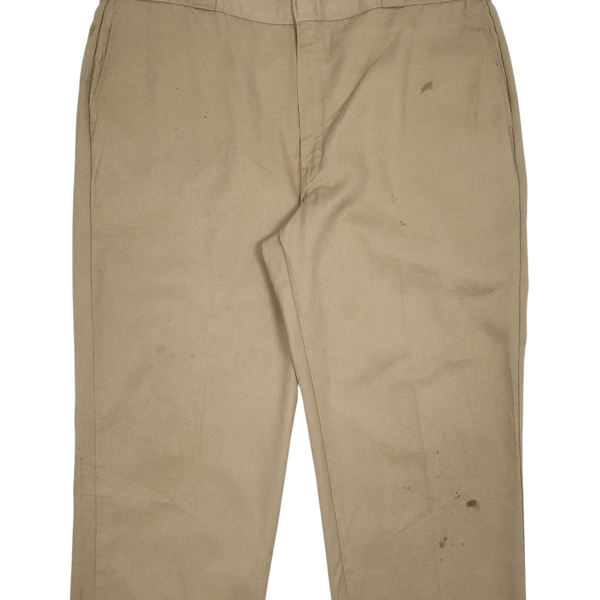 Mens Beige Dickies Workwear  Trousers
