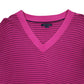Womens Purple Tommy Hilfiger  V Neck Jumper