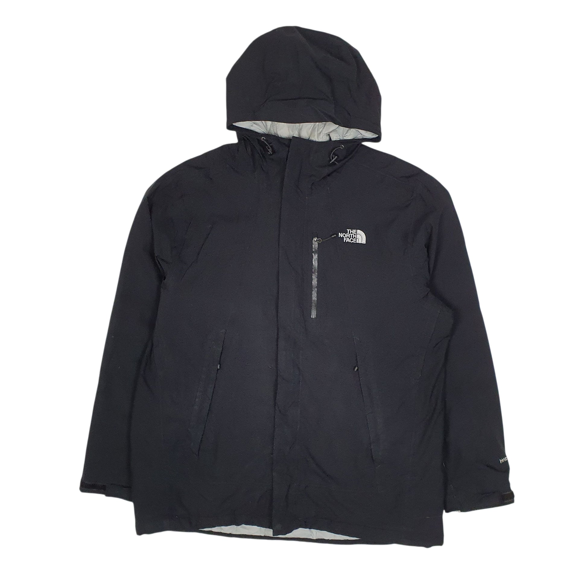Mens Black The North Face Thermoball Hyvent Hoodie Coat