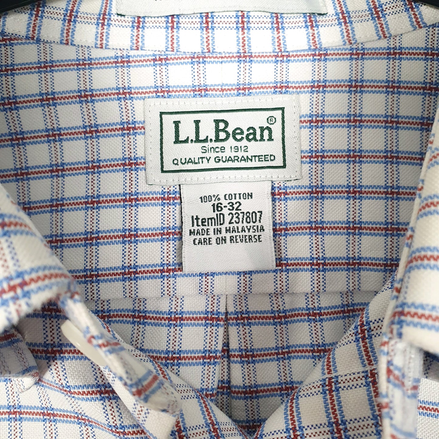 Mens White L.L.Bean   Shirt