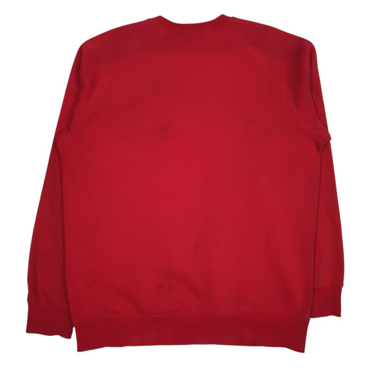 Mens Red Carhartt  Crewneck Jumper