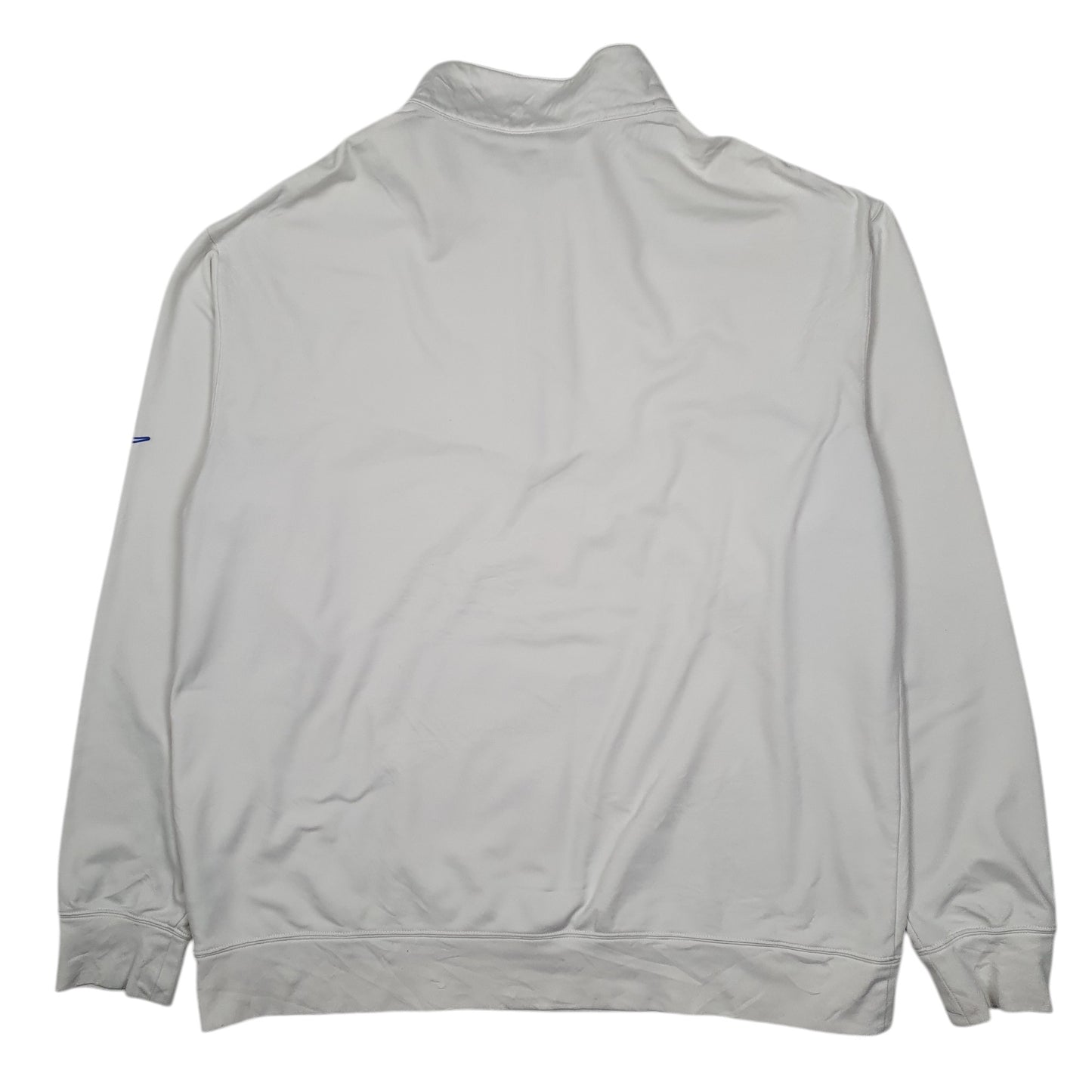 Mens White Nike Golf Tour Performance Quarter Zip Jumper